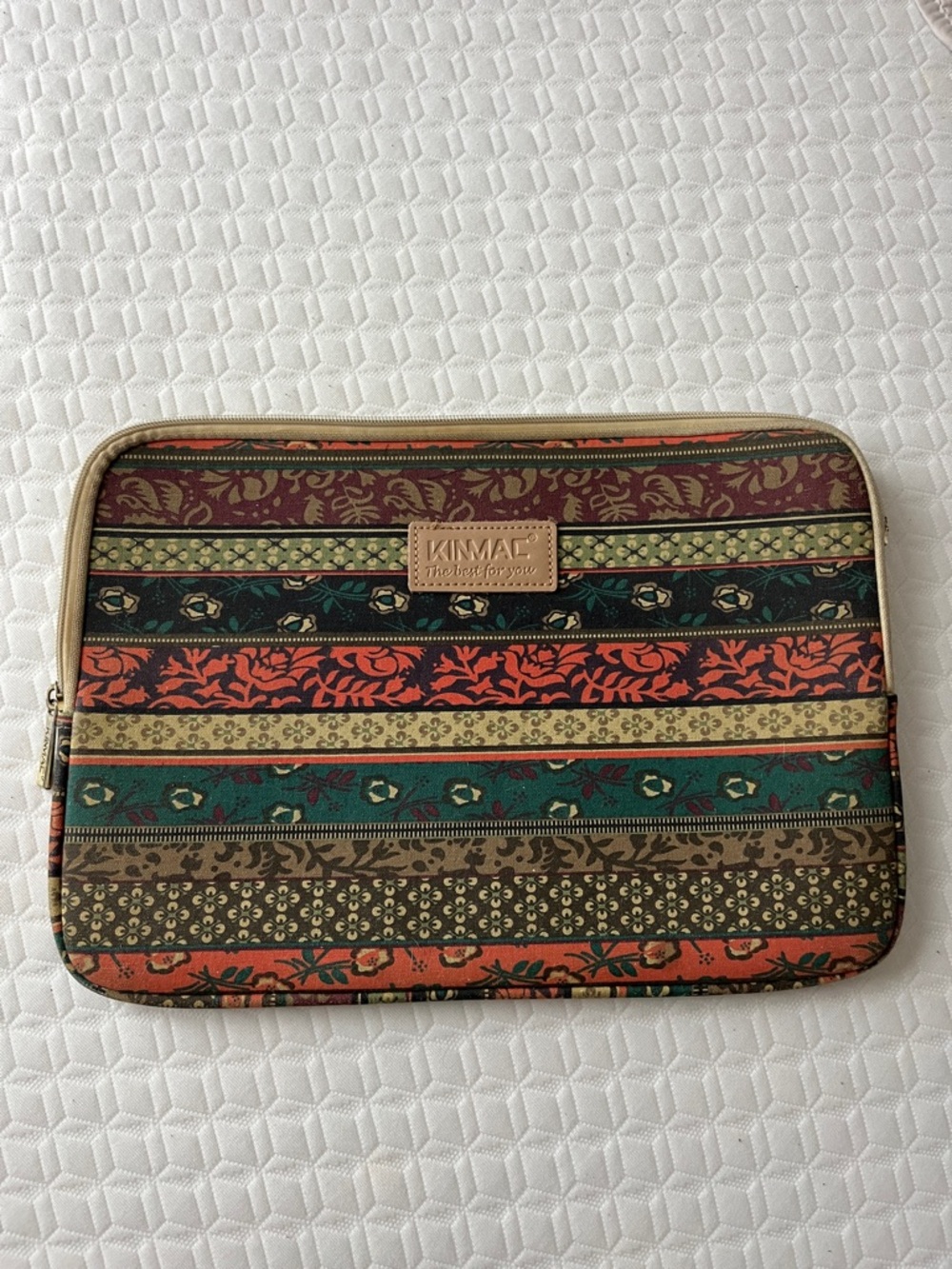 Kinmac Bohemian Patterned Canvas Laptop Sleeve